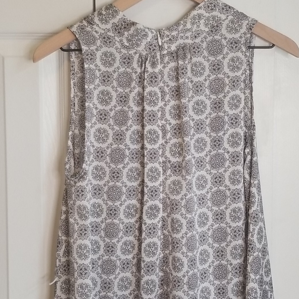 Peter Som Sleeveless Mixed Pattern Shift Dress - Picture 7 of 10